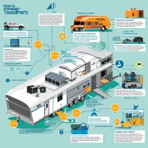 İnfografik tarzındaki karavan rehberi.